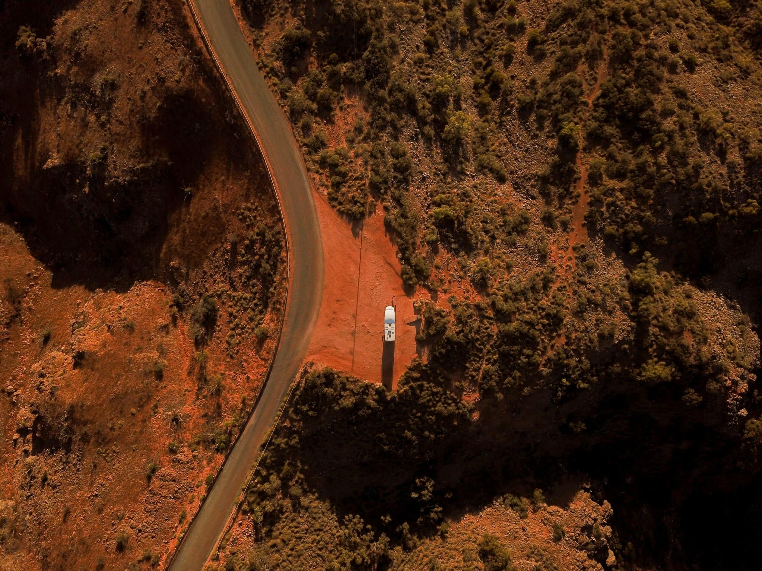 Outback road trip in Australia.