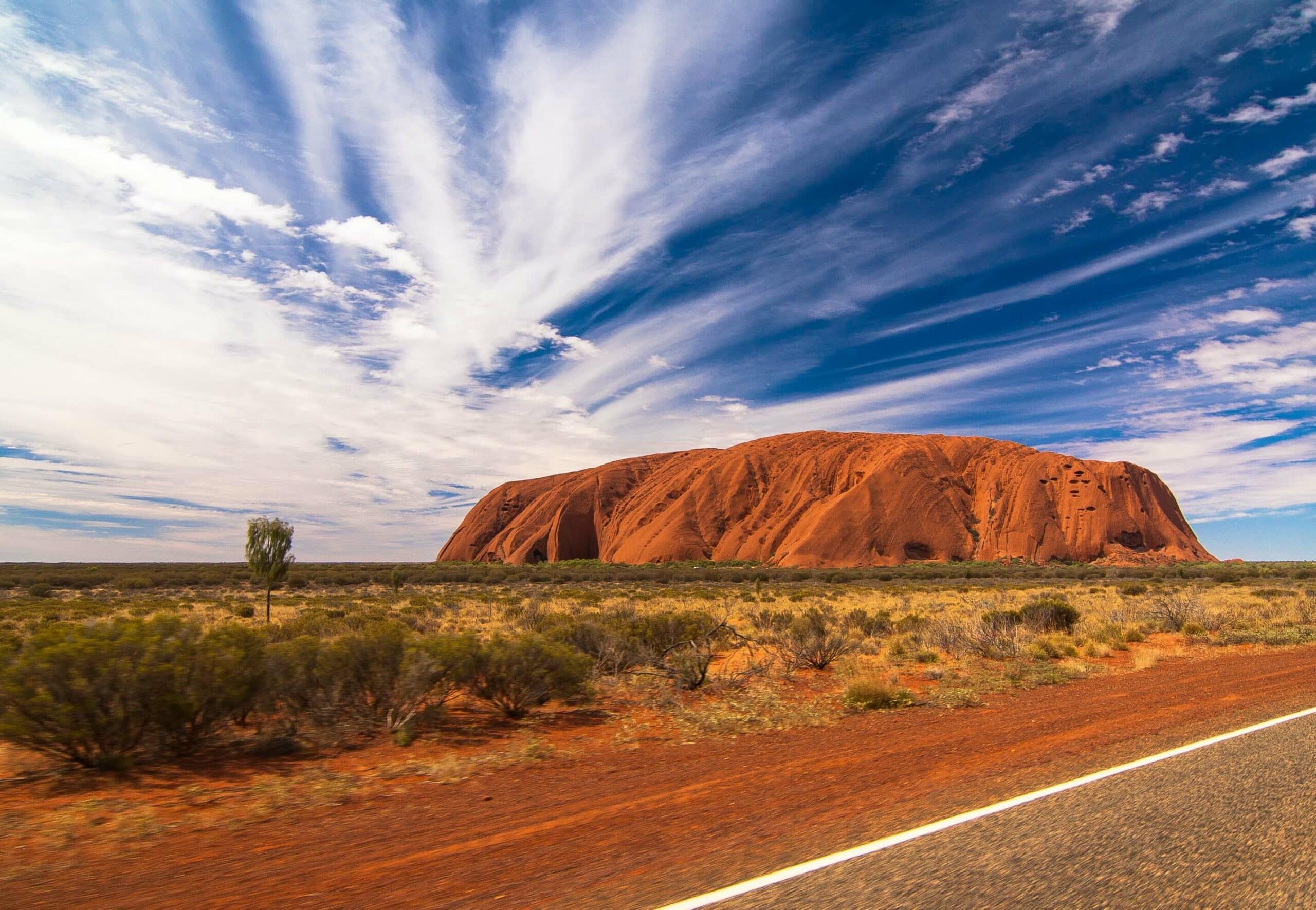 Road trip in Uluru, Australia.